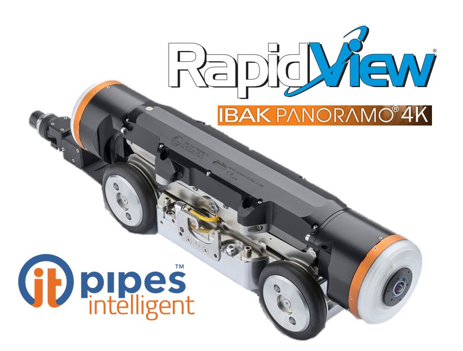 Ibak Rapidview 4k panoramo camera compatible with ITpipes 